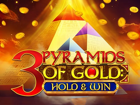 3 Pyramids of Gold Hold and Win game screenshot